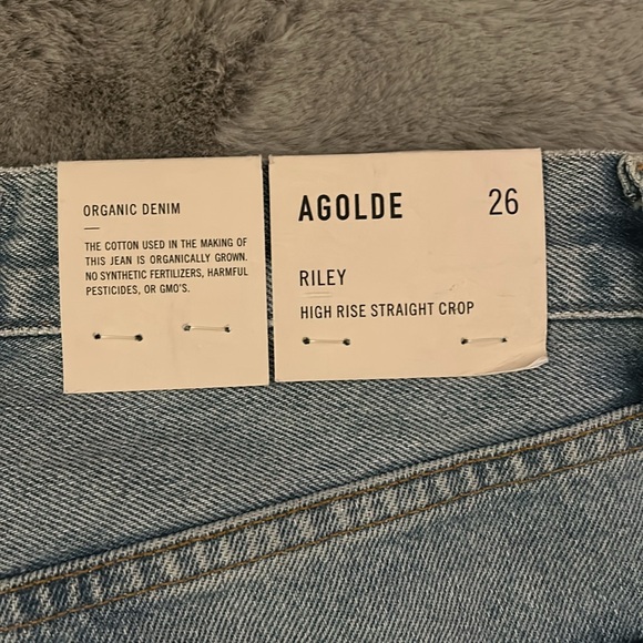 Agolde Riley high rise straight crop jeans - Picture 5 of 5